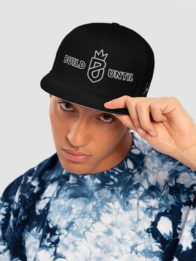 Build Until snapback hat